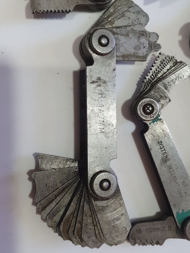 Juego de galgas antiguas whitworth