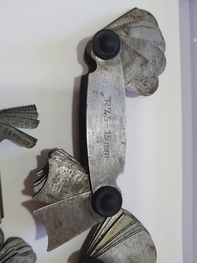 Juego de galgas antiguas whitworth