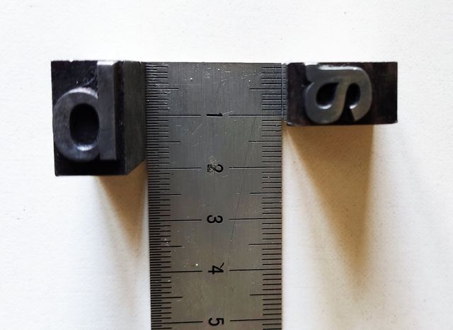 LETTERE TIPOGRAFICHE ABECEDARIO IMPRENTA CORPUS 48