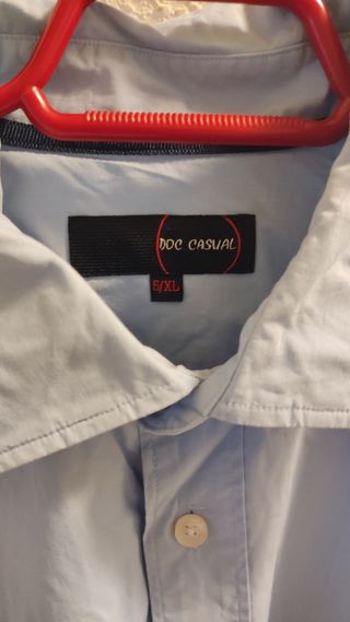 Camisa Azul traje. Hombre. XL