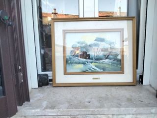 Qadro epoca tela ,olio  fatto a mano