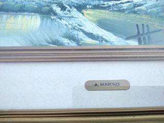 Qadro epoca tela ,olio  fatto a mano