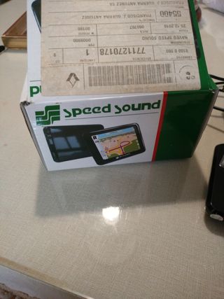 Aparato GPS .Speed sound