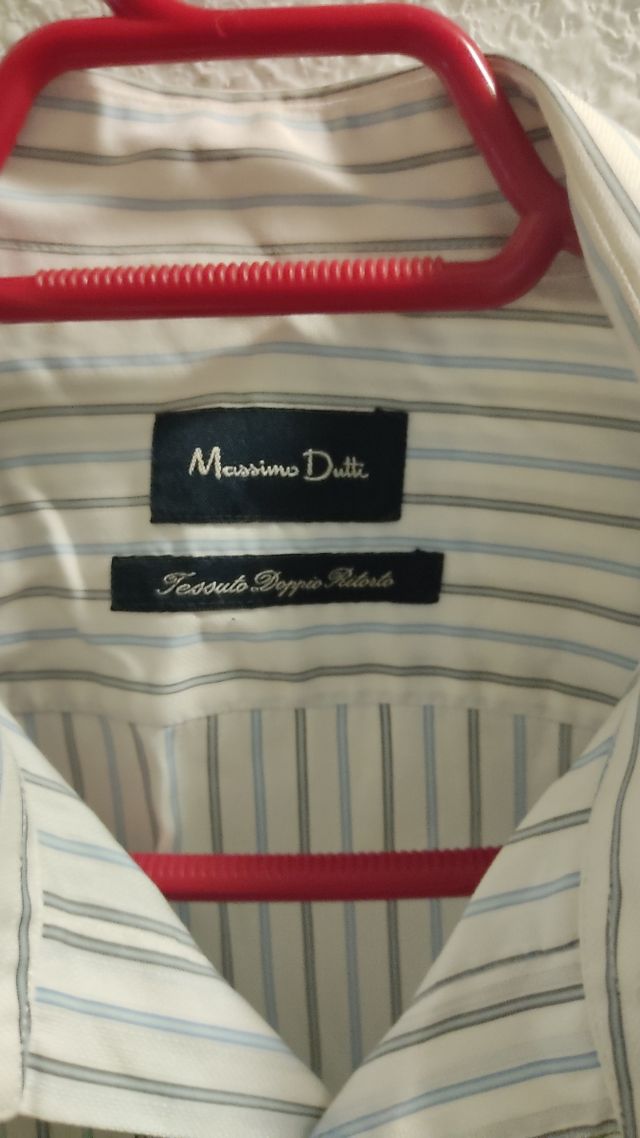 Camisa rayas Massimo Dutti hombre. 42