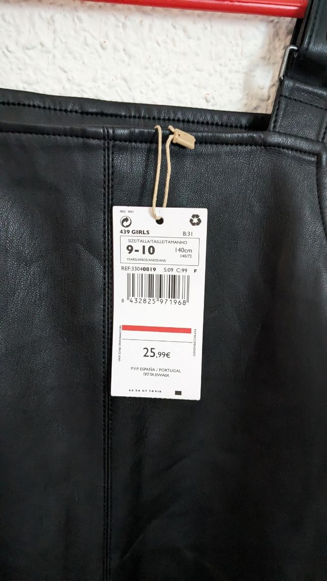 Vestido infantil polipiel