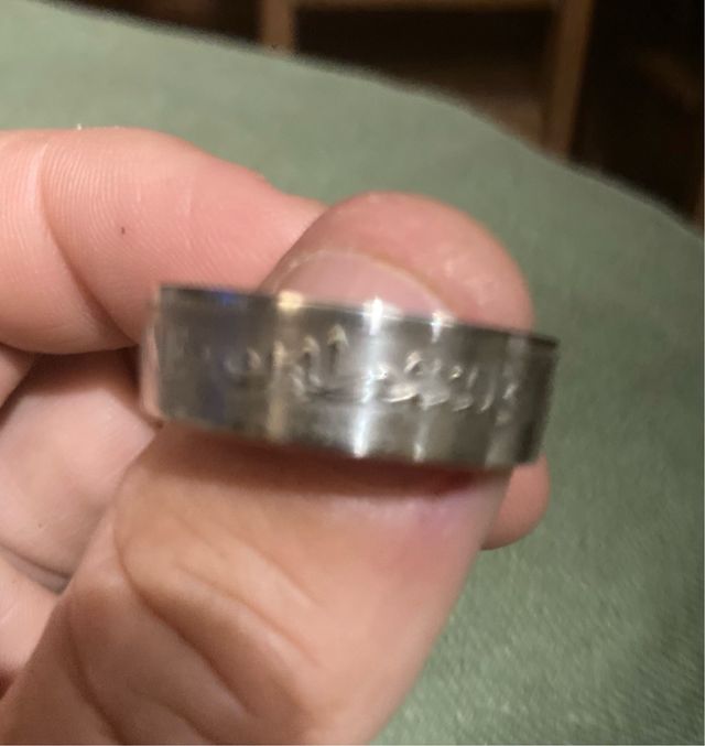 Anello Palestina Realizzato con moneta 1934