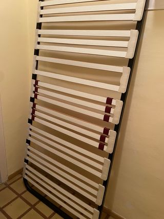 Somier de lamas de madera