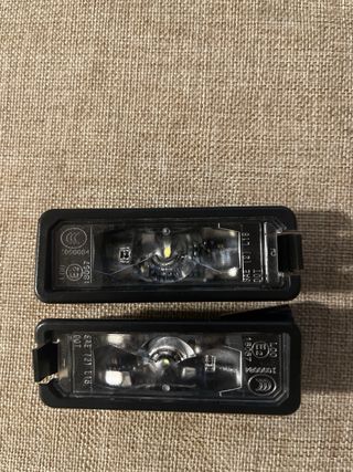 Luces de matricula seat