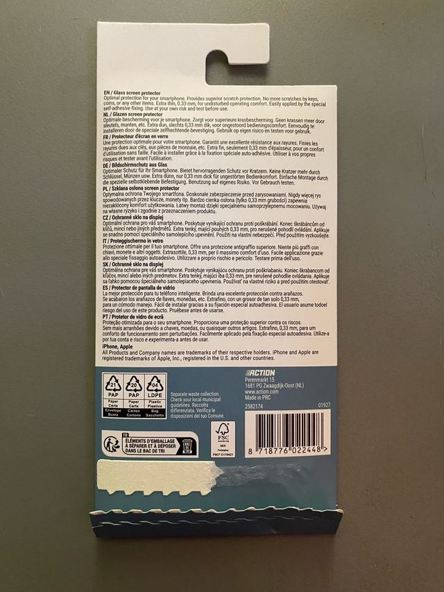 Cristal protector iPhone