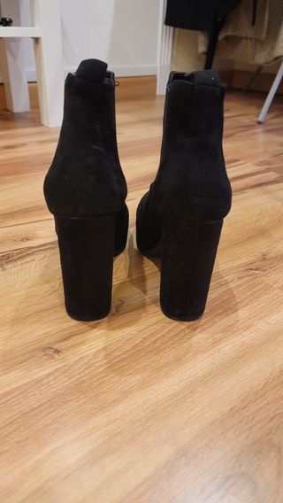 Botines tacón negros Fórmula Joven