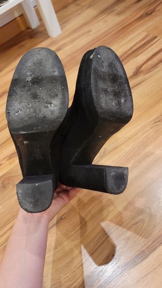 Botines tacón negros Fórmula Joven