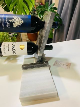 Botellero soporte con capacidad para 2 botellas