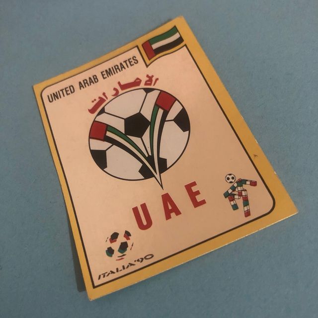 Scudetto Emirati Arabi EAU Panini Italia90
