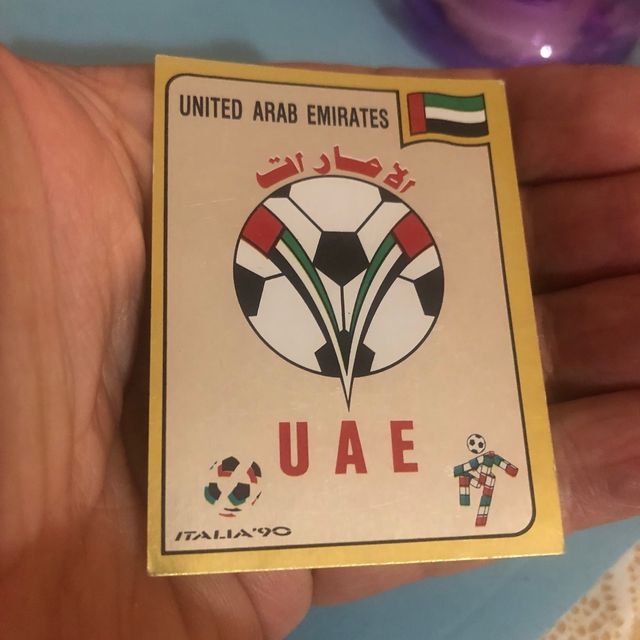 Scudetto Emirati Arabi EAU Panini Italia90