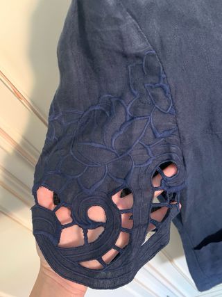 Completo con gonna in lino