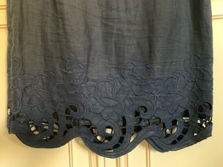 Completo con gonna in lino