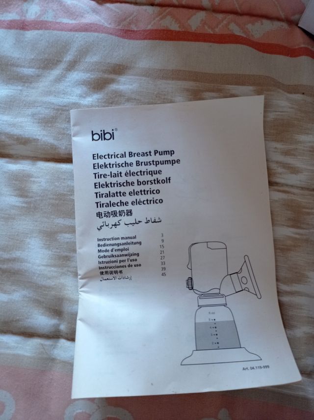 Sacaleche eléctrico