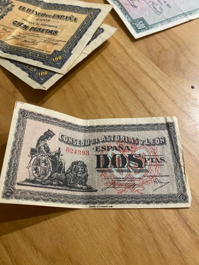 billetes antiguos
