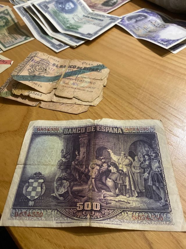 billetes antiguos
