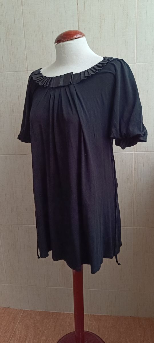 Vestido negro ancho Easy Wear, talla 38 