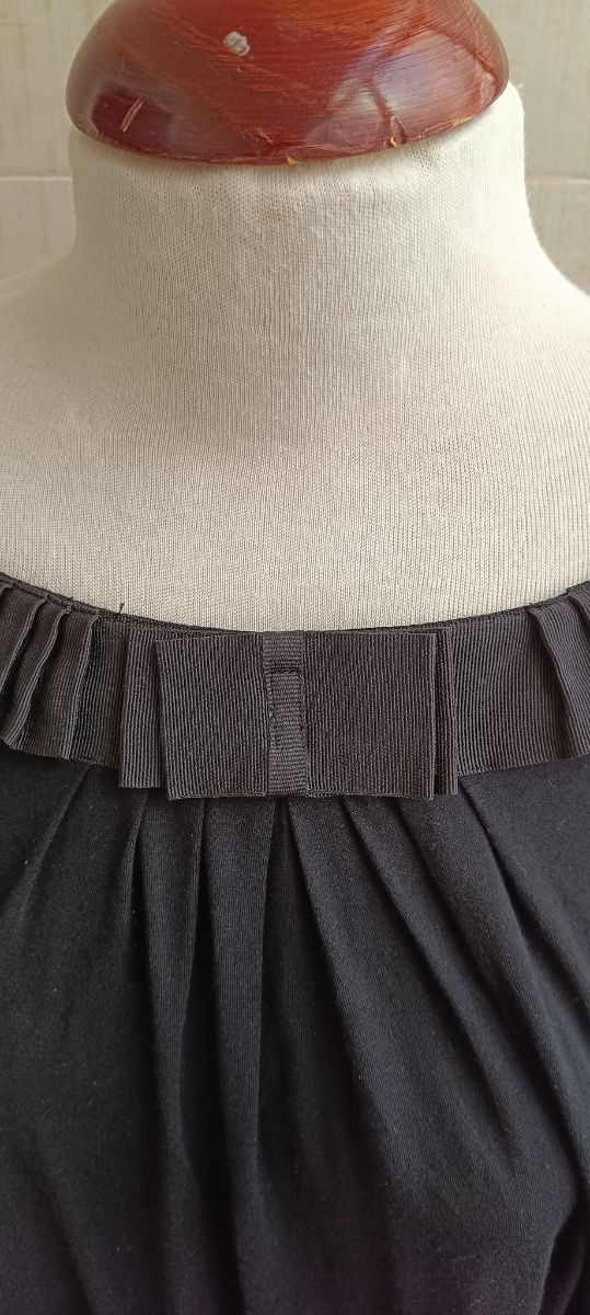 Vestido negro ancho Easy Wear, talla 38 