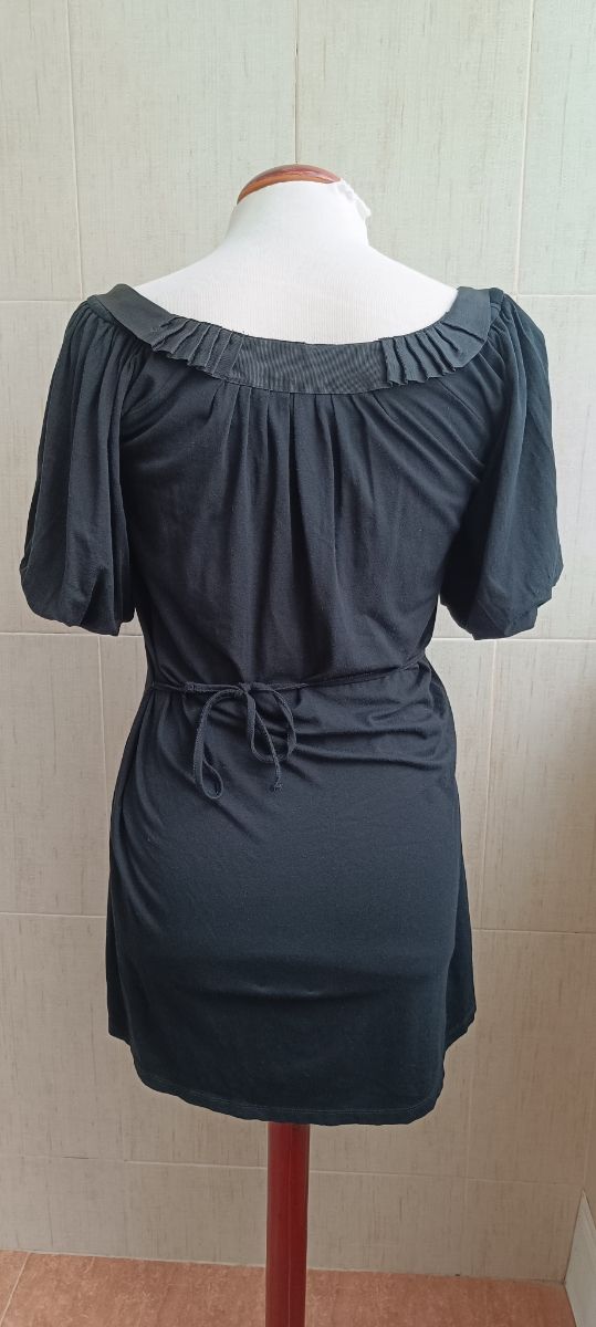 Vestido negro ancho Easy Wear, talla 38 