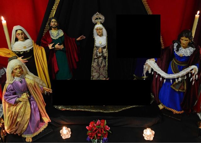 MAGNIFICO MISTERIO/duelo Conjunto 5 Virgen luto