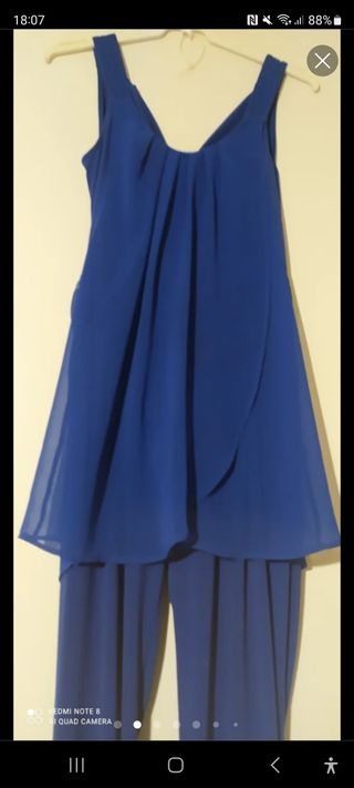 Mono verano elegante azul