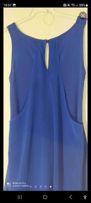 Mono verano elegante azul