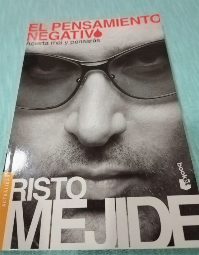 Libro Risto Mejide El pensamiento negativo