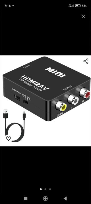 Adaptador HDMI RCA