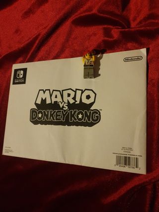 Mario VS Donkey Kong Set pegatinas nintendo Switch