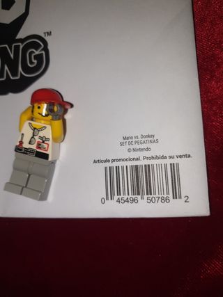 Mario VS Donkey Kong Set pegatinas nintendo Switch