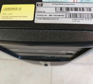 pc desktop HP INTEL I5 3,20 GHZ+ monitor LG 22"