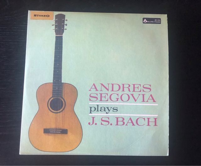 Vinile ANDRES SEGOVIA PLAYS J.S.BACH LP 33 GIRI