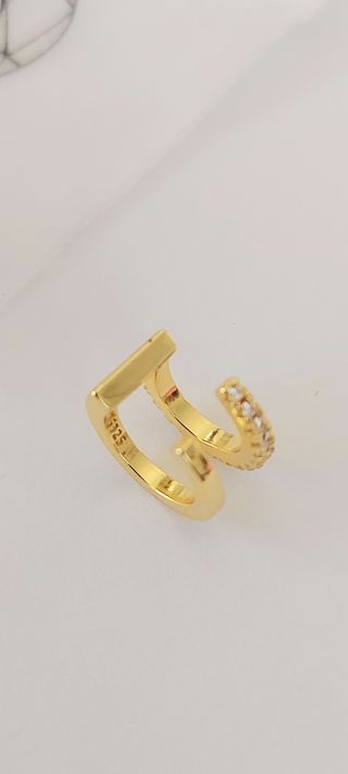 Pendiente clip Le Petite Marie Plata de Ley