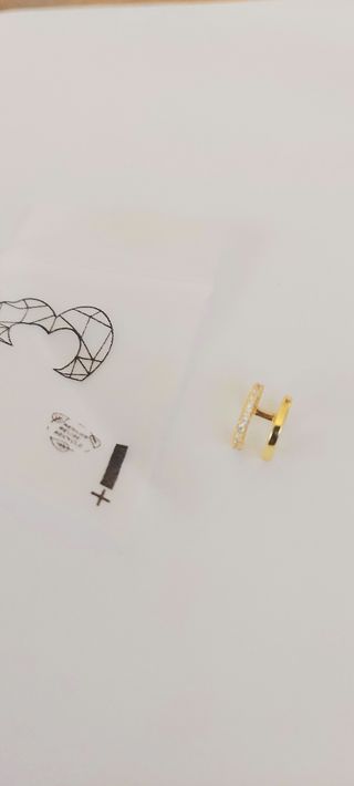 Pendiente clip Le Petite Marie Plata de Ley