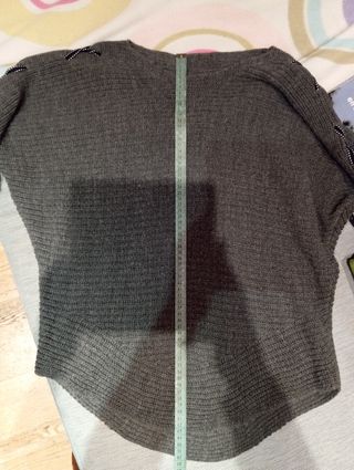 Jersey gris con lazitos