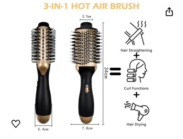 Cepillo Secador 3 en 1