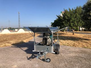 REMOLQUE CAJA CERRADA PORTA GENERADOR