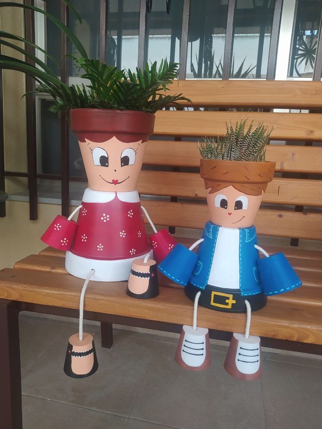 Pack macetas madre e hijo