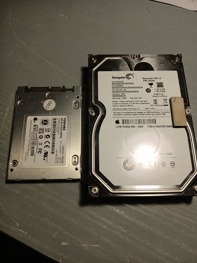 Lote de discos para imac Mac ssd y hdd