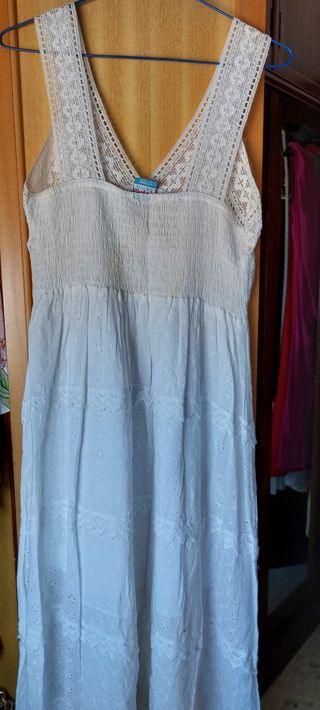 Vestido ibicenco.perfecto estado.t.Unica.