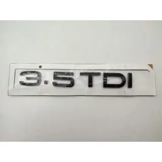 Emblema Logo AUDI 3.5 TDI negro