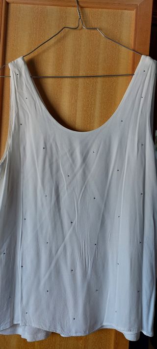 Top con strass Massimo Dutti t L
