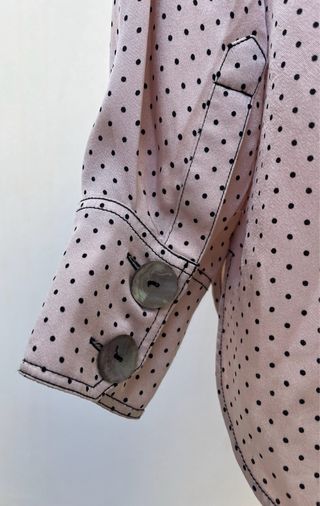 Camisa de raso de chica massimo dutti talla l