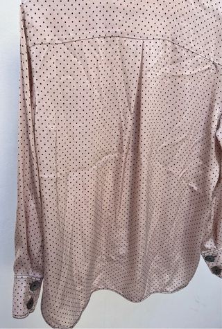 Camisa de raso de chica massimo dutti talla l