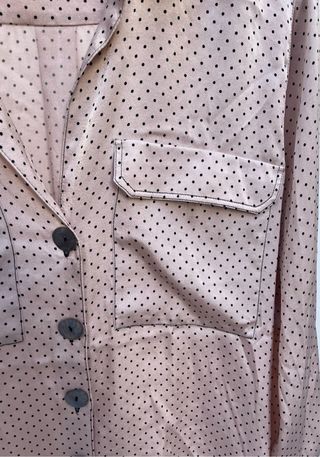 Camisa de raso de chica massimo dutti talla l
