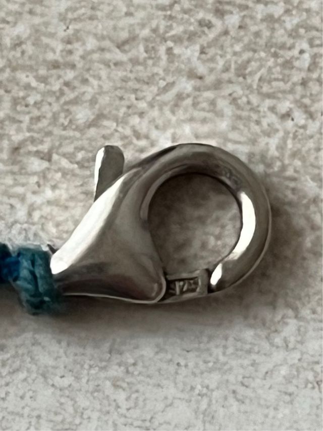 Bracciale argento 925 rodiato a nodi