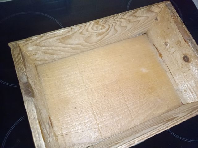 Scatola legno galbani formaggio 50